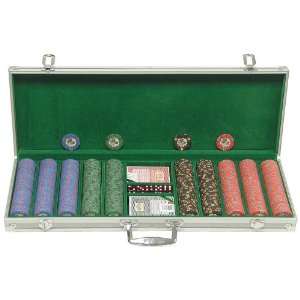  Trademark Games™ 500   Pc. Desert Sands Poker Chip Set 