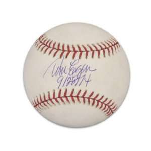  Tom Egan Autographed Baseball  Details 9/28/74 