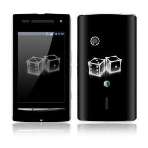  Crystal Dice Design Protective Skin Decal Sticker for Sony 