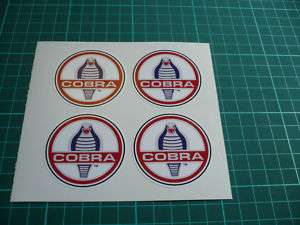   AC COBRA Wheel Centre Stickers   set of 4