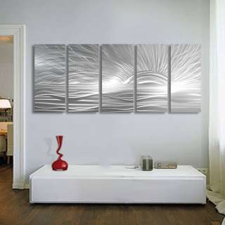 WALL ART METAL PANEL SCULPTURE ABSTRACT CONTEMPORARY  