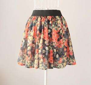 Spring England Vintage Floral Skirt Dress H&M Topshop  