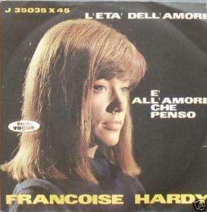   Françoise Hardy (en italien)   LEta Dell Amore   SP