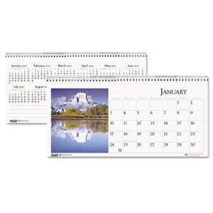 House of Doolittle 3649 Scenic Photos Desk Tent Monthly 
