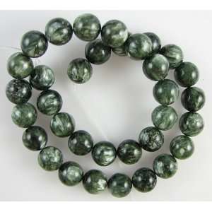  12mm Russian seraphinite round beads beads 16 strand 