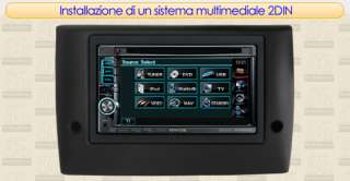 BAS22.274 Mascherina autoradio DOPPIO ISO Fiat Stilo  