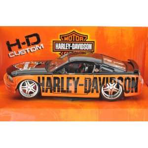  Collectible Harley Davidson Model Vehicles (Black/Orange 