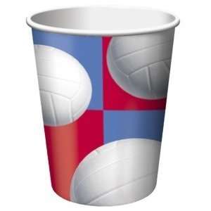  Volleyball Party Supplies 9oz. Hot/Cold Cups (8 ct 