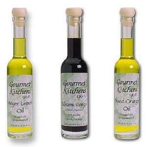 Meyer Lemon Oil, Blood Orange Oils, 20yo Balsamic Vinegar Set  