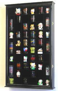 54 Shot Glass Shooter Display Case Cabinet Rack door  
