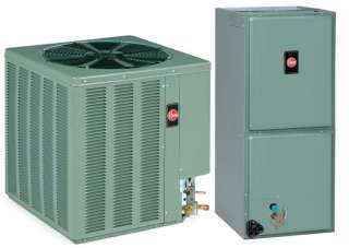 Ton Rheem 13 SEER R 410A Air Conditioner Split System  