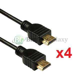 4x GOLD 50 Foot HDMI Cable For PS3 XBOX LCD Plasma HDTV  
