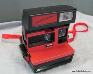 Polaroid Cool Cam 600 Film Instant Camera Red Black Instamatic  