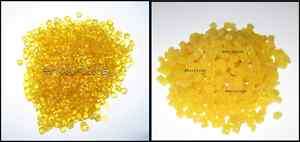 Hair Extensions Keratin Glue Granule Beads Yellow Amber  