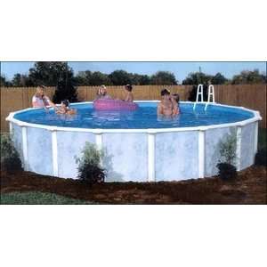  Lomart Sierra Pines Round Above Ground Pool Package 52 