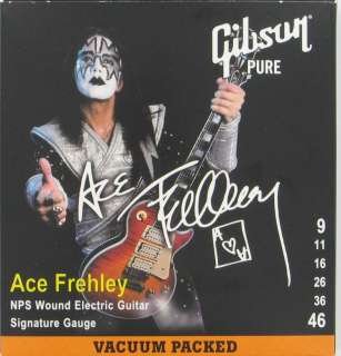 Gibson Ace Frehley .09 .046 Guitar Strings 3 Sets  