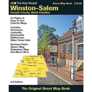 ADC The Map People 307019 Winston   Salem   Forsyth County, NC Atlas 