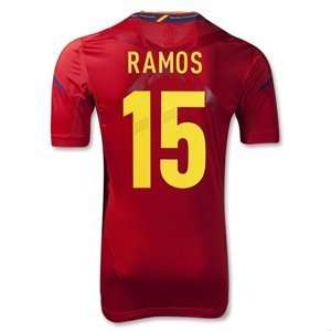  adidas Spain 11/13 RAMOS Authentic Home Soccer Jersey 