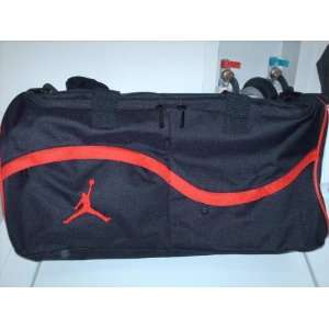  Nike Air Jordan Black Duffel Gym Bag