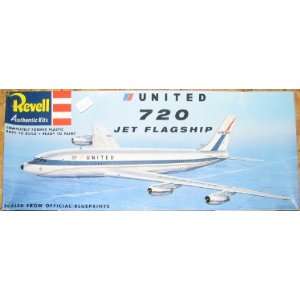   Flagship 1:144 Scale United Airlines Model Airplane Kit: Toys & Games
