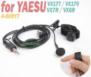 009Y7 Earpiece Mic With Finger PTT for HX500, VX 120, DJ V17T