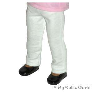 CLOUD WHITE PANTS FIT AMERICAN GIRL DOLL LINDSEY~ADDY  