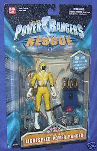 Power Rangers Lightspeed Rescue Yellow Ranger New RARE  