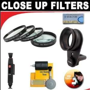  +1 +2 +4 +10 Close Up Macro Filter Set with Pouch 
