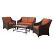 Target Home™ Belvedere 4 Piece Wicker Patio Conversation Furniture 
