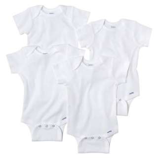 Gerber Baby 4 Pack Onesies   White.Opens in a new window