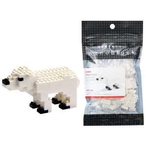    Nanoblock Animals NBC 012 Polar Bear (non LEGO) Toys & Games