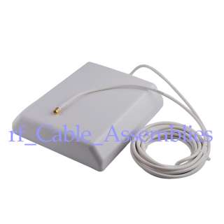   GSM /3G/UMTS PR SMA plug panel antenna with extension cable 5m hot new