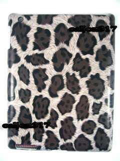 Apple iPad2 Hard Protective Cover Case Leopard Skin  