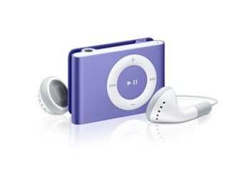  Apple iPod shuffle 2 GB Blue (2nd Generation) OLD MODEL 