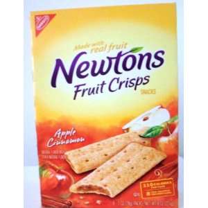 Newtons Fruit Crisps Snacks,Apple Cinnamon (Pack of 10)  