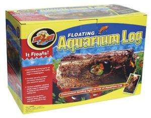 Floating Aquarium Log Fish Frogs Turtle Sm 5 3/4 FA 10  