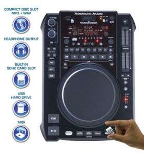 NEW AMERICAN AUDIO Radius 3000 PRO DJ CD  Player USB 640282000963 
