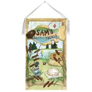  Oopsy daisy Bait & Tackle Wall Hanging 24x42