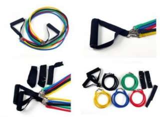 NEW 5 RESISTANCE BANDS SET for YOGA, ABS GYM WORKOUT  