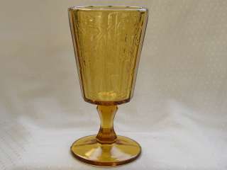   1880s Pattern EAPG Goblet Water Glass WHEAT HOPS BARLEY #3  