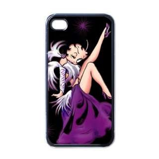 New iPhone 4 Case Hard Cover Case Black Betty Boop  