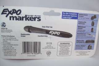 EXPO LOW ODOR DRY ERASE MARKER [ blk, red ] 81028  
