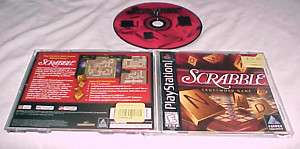 SCARBBLE Playstation 1 2 Ps1 Puzzle Board Game Complete  