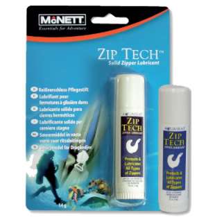 Solid Zipper Lubricant to minimise rust & corrosion by lubricating all 