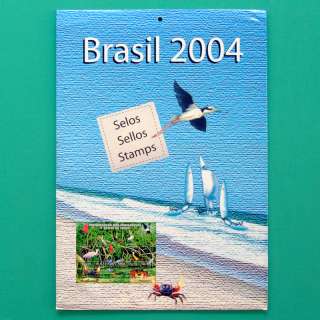 STAMPS 2004 BRAZILIAN SELOS COMPLETE COLLECTION BRAZIL  