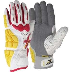 White/Red RAYKR Protective Gloves   LEFT XLARGE   Equipment   Baseball 
