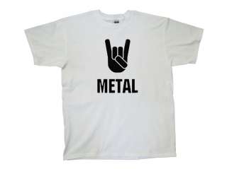 Heavy Metal T Shirt Bullhorn Logo Music  
