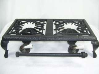   Griswold No 502 Cast Iron 2 Gas Burner / Hot Plate Camp Stove  