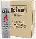 1can of KING butane fuel gas premium tripled refined 300ml cans 