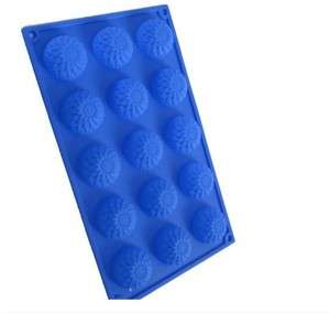 Silicone Mold Cake Moulds Soap Molds 15 Sunflowers Cake Pan  